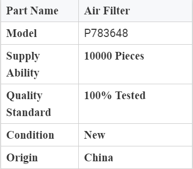 Donaldson Air Filter - P783648